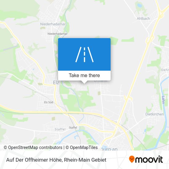 Карта Auf Der Offheimer Höhe