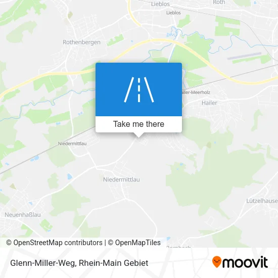 Карта Glenn-Miller-Weg