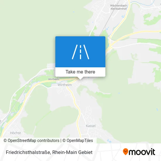 Карта Friedrichsthalstraße