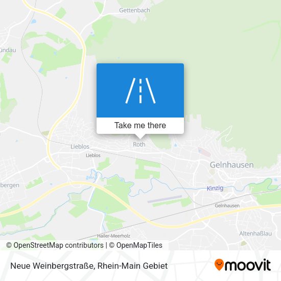 Neue Weinbergstraße map