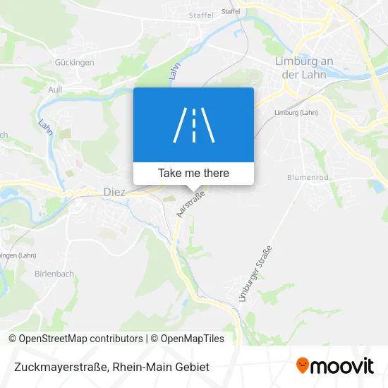 Карта Zuckmayerstraße