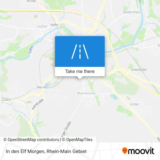 Карта In den Elf Morgen