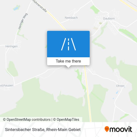 Sintersbacher Straße map