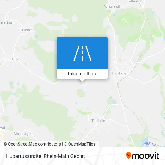 Карта Hubertusstraße