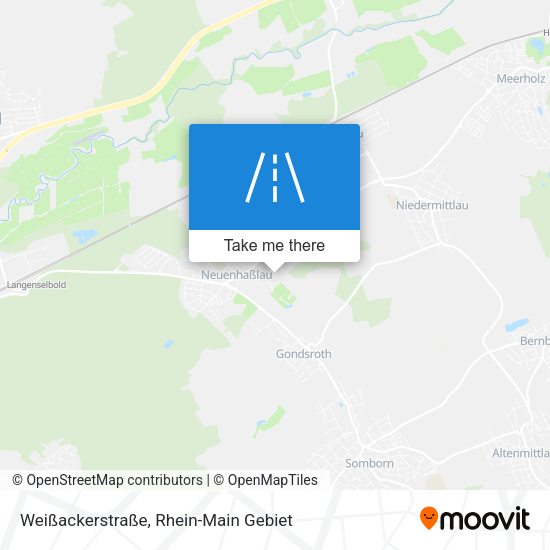 Weißackerstraße map