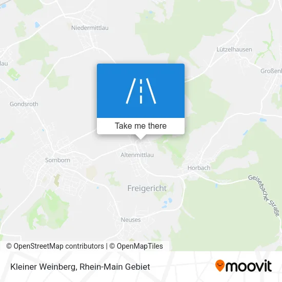 Карта Kleiner Weinberg