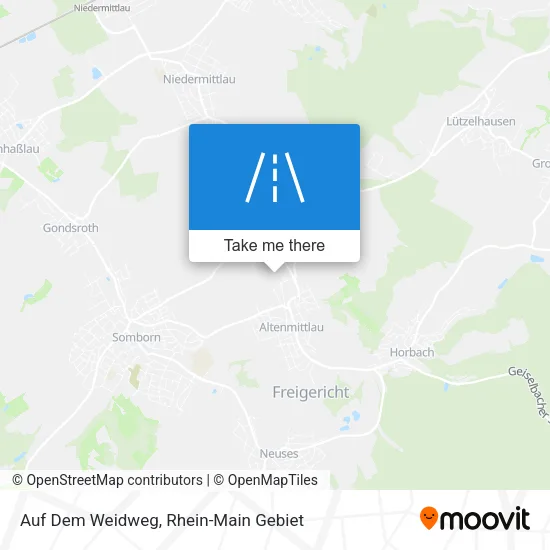 Карта Auf Dem Weidweg
