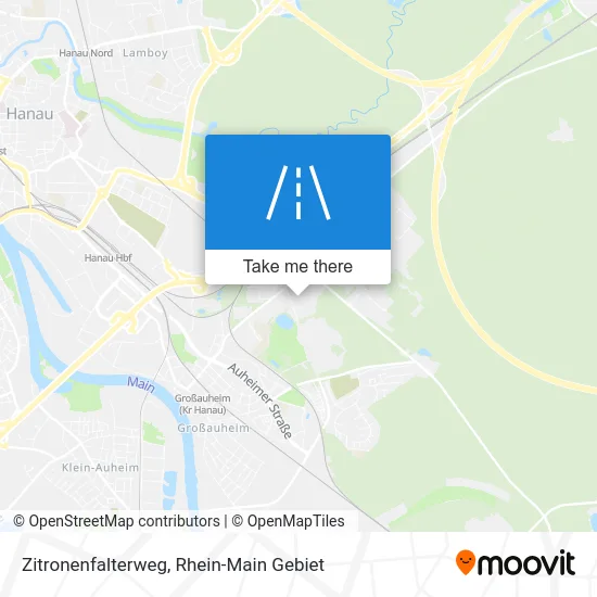 Карта Zitronenfalterweg