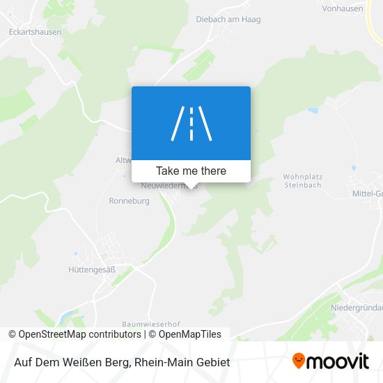 Карта Auf Dem Weißen Berg