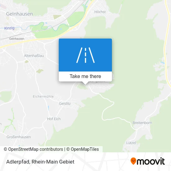 Карта Adlerpfad