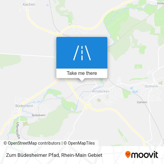 Zum Büdesheimer Pfad map