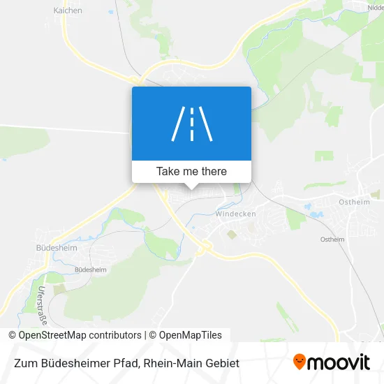 Карта Zum Büdesheimer Pfad