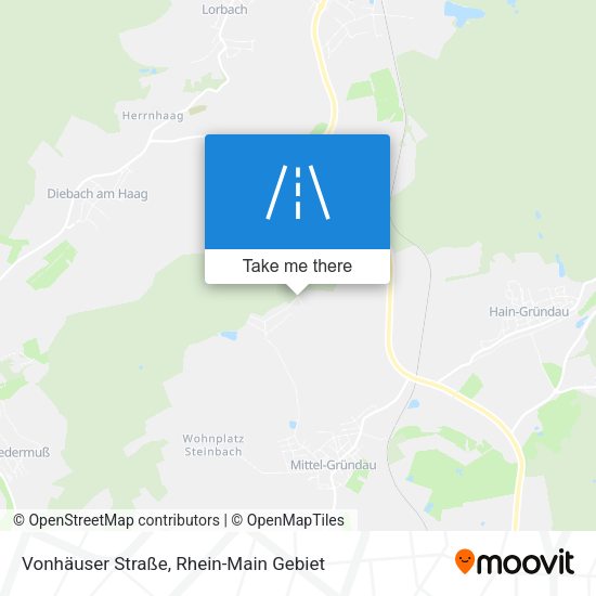 Vonhäuser Straße map