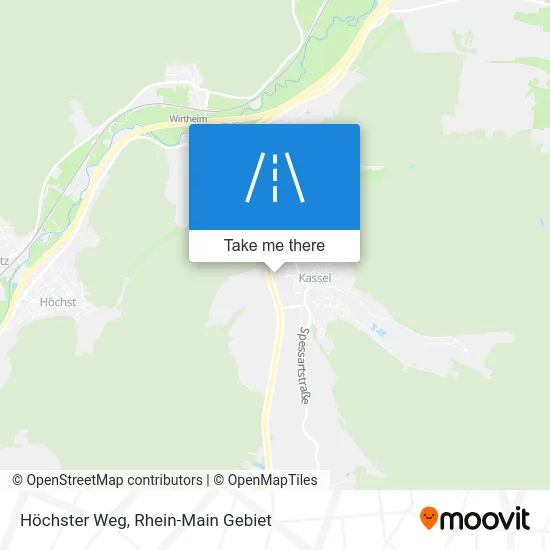 Карта Höchster Weg