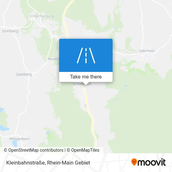 Карта Kleinbahnstraße