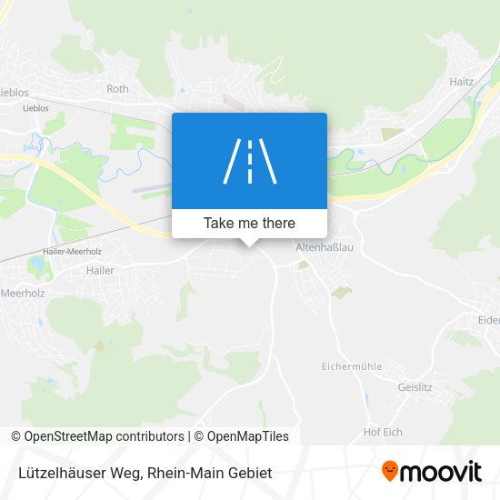 Lützelhäuser Weg map