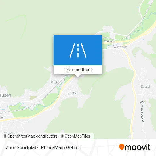 Карта Zum Sportplatz