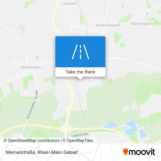 Карта Memelstraße