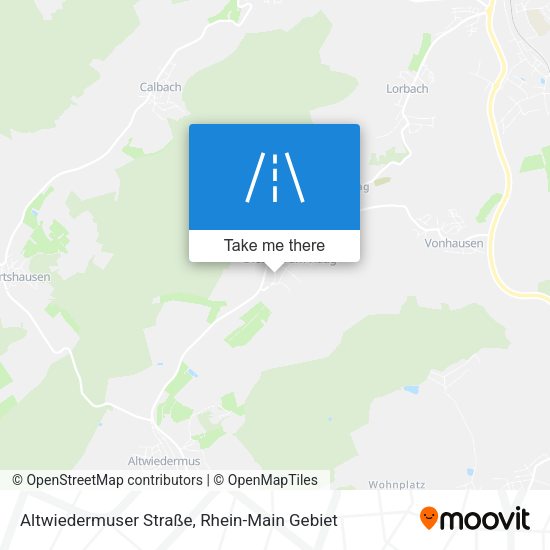 Altwiedermuser Straße map