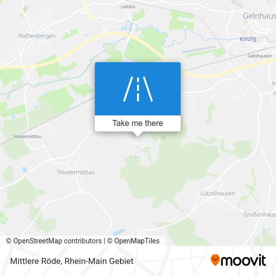 Карта Mittlere Röde