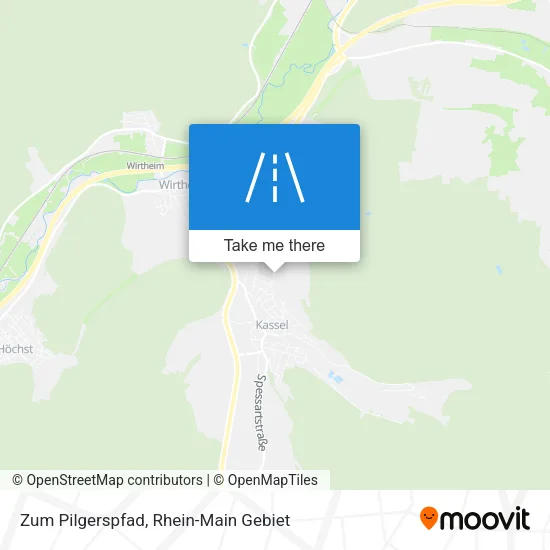 Карта Zum Pilgerspfad