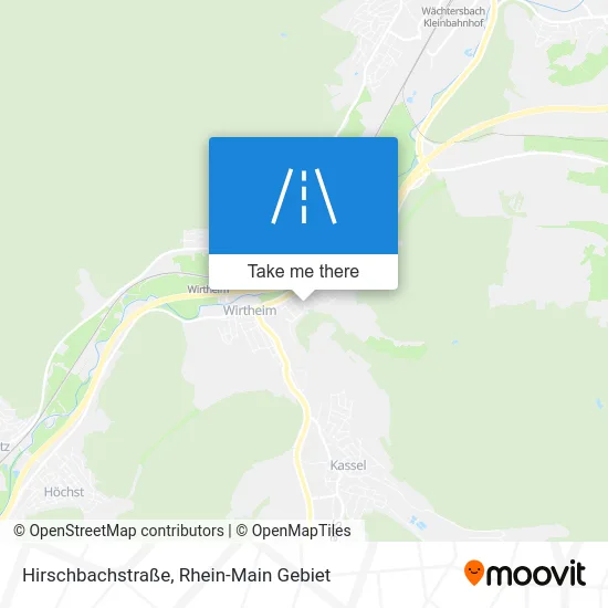 Карта Hirschbachstraße