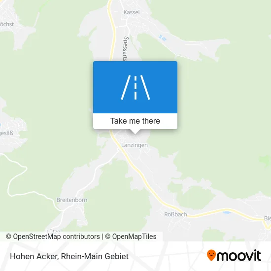 Карта Hohen Acker