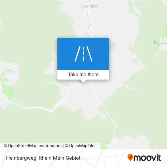 Карта Heinbergweg