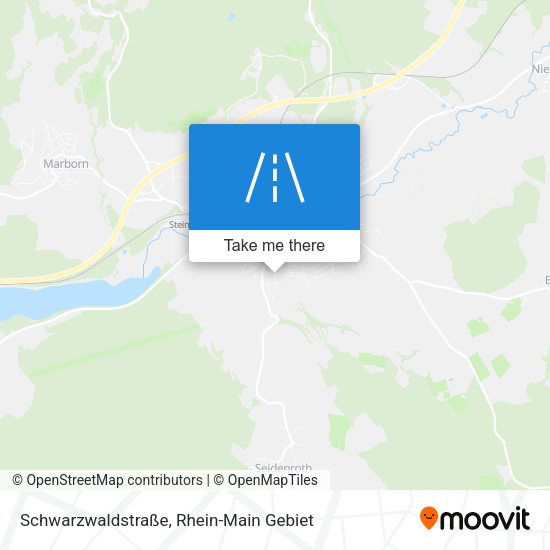 Schwarzwaldstraße map