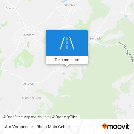 Карта Am Vorspessart