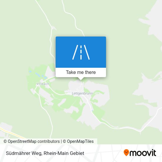 Südmährer Weg map