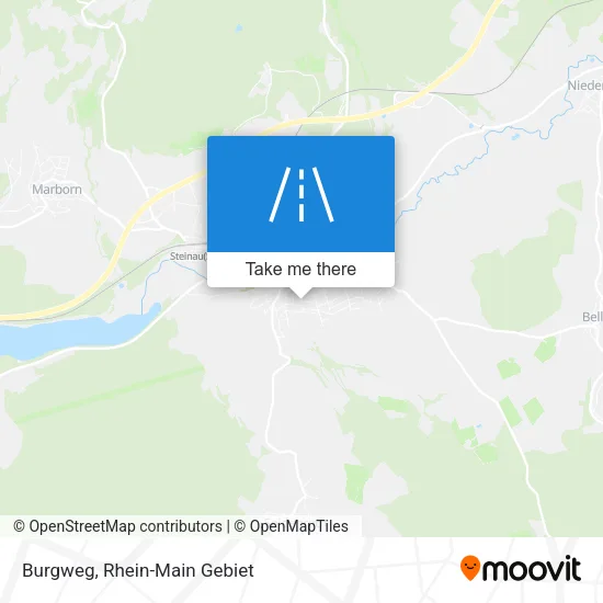 Карта Burgweg