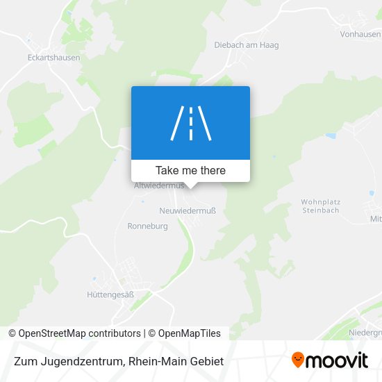 Zum Jugendzentrum map