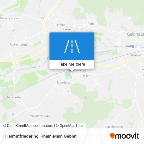 Карта Heimatfriedering