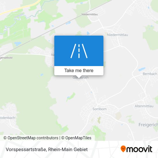 Vorspessartstraße map