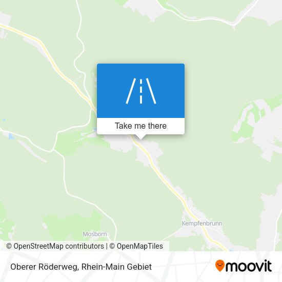 Карта Oberer Röderweg