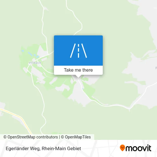 Карта Egerländer Weg