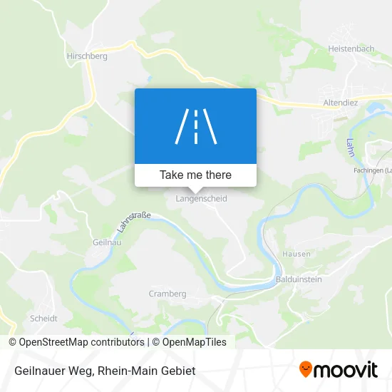 Карта Geilnauer Weg