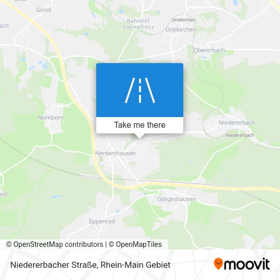 Niedererbacher Straße map