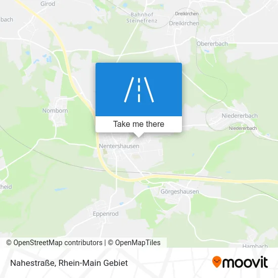 Карта Nahestraße