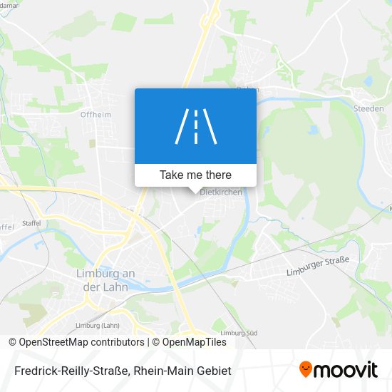 Fredrick-Reilly-Straße map