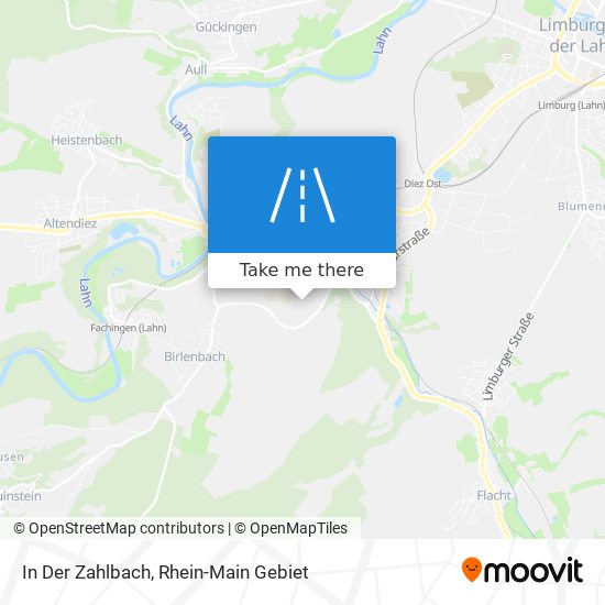 In Der Zahlbach map