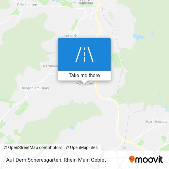 Карта Auf Dem Scheresgarten