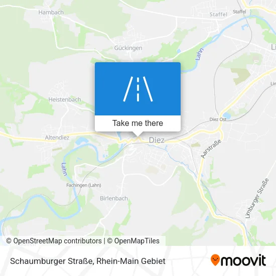 Карта Schaumburger Straße