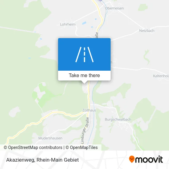 Карта Akazienweg