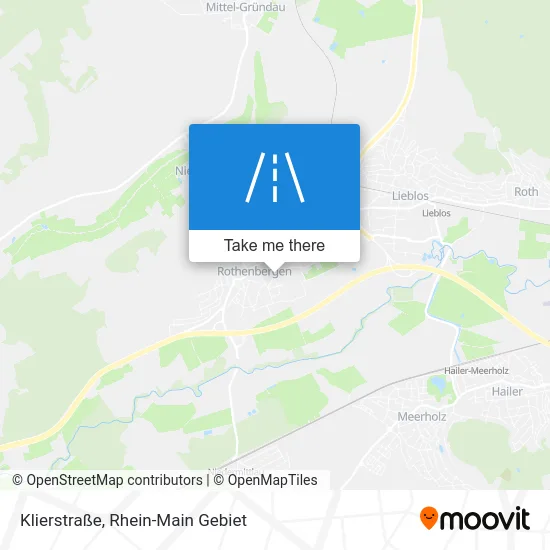Карта Klierstraße