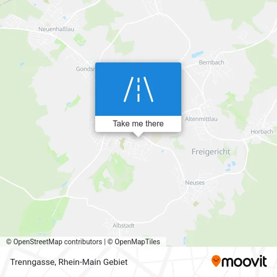 Карта Trenngasse