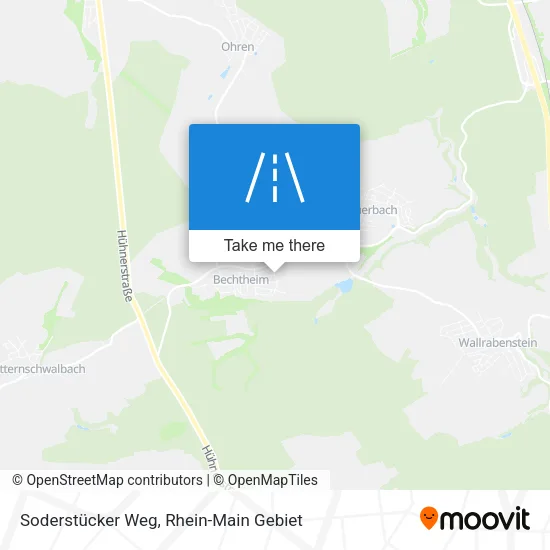 Карта Soderstücker Weg