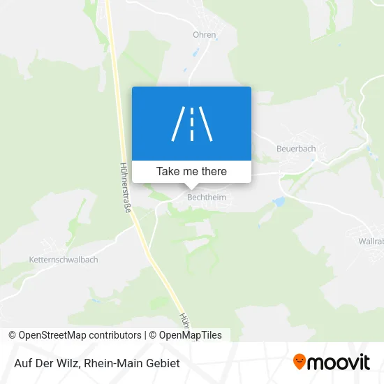 Карта Auf Der Wilz