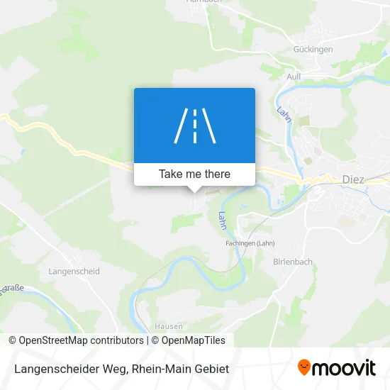 Карта Langenscheider Weg